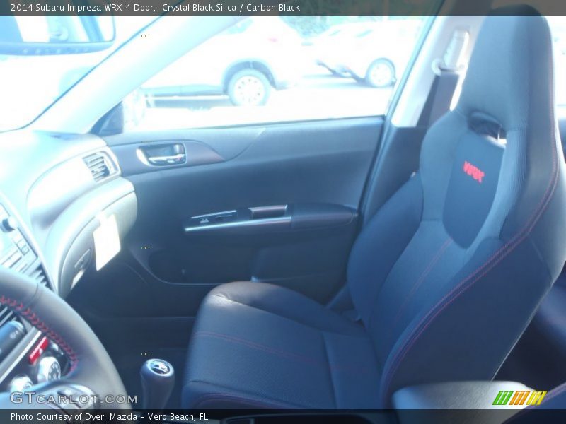 Crystal Black Silica / Carbon Black 2014 Subaru Impreza WRX 4 Door