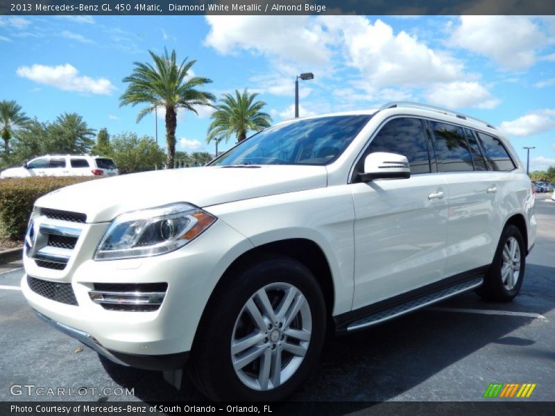 Diamond White Metallic / Almond Beige 2013 Mercedes-Benz GL 450 4Matic