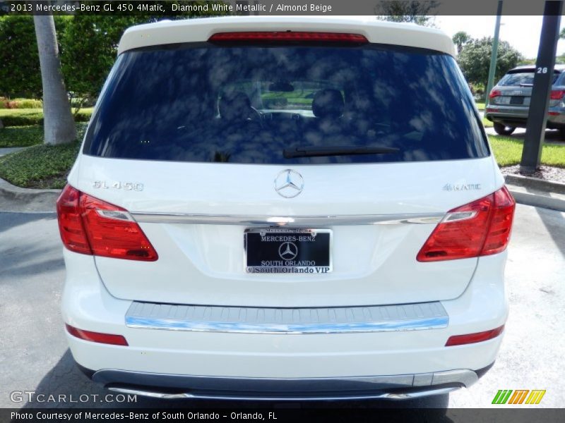 Diamond White Metallic / Almond Beige 2013 Mercedes-Benz GL 450 4Matic