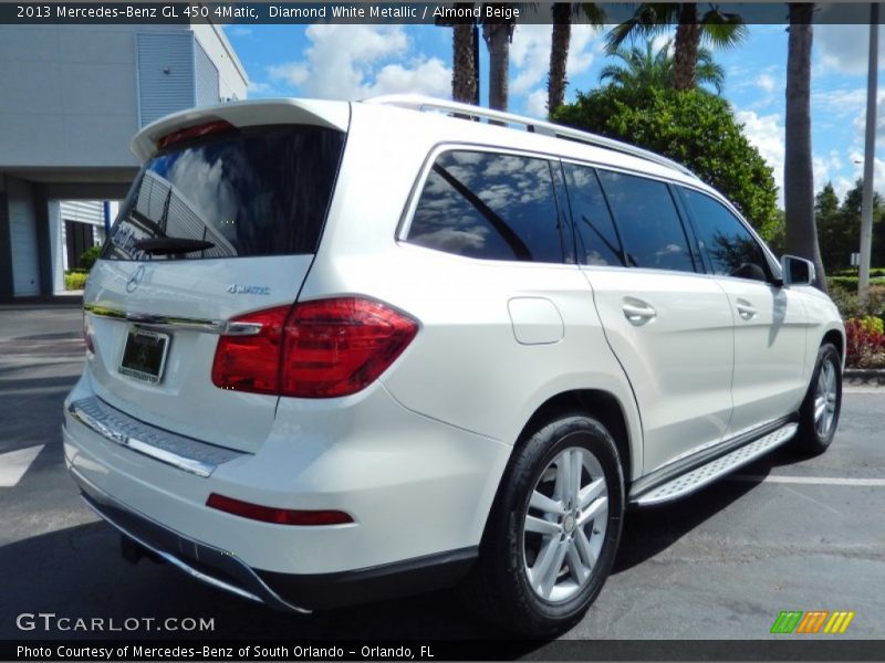 Diamond White Metallic / Almond Beige 2013 Mercedes-Benz GL 450 4Matic