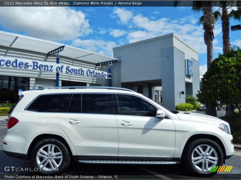 Diamond White Metallic / Almond Beige 2013 Mercedes-Benz GL 450 4Matic