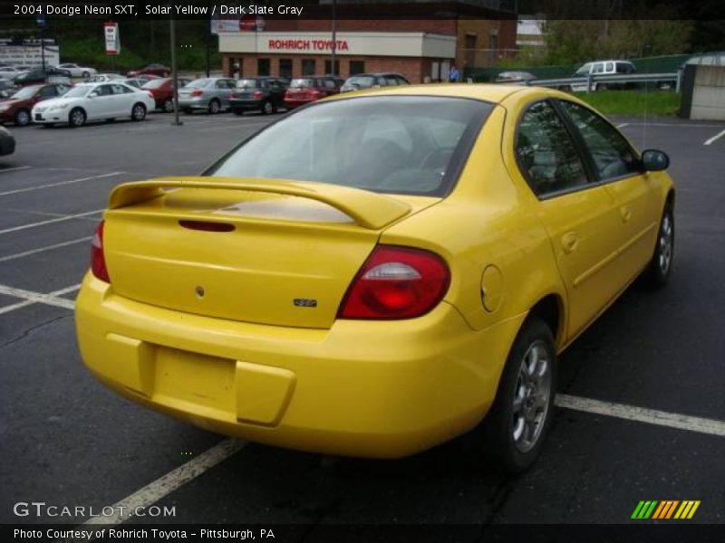 Solar Yellow / Dark Slate Gray 2004 Dodge Neon SXT