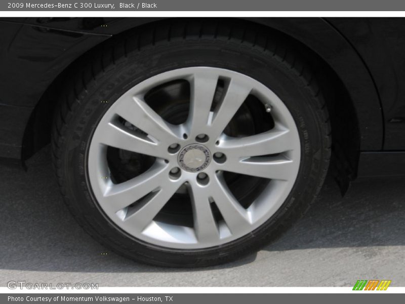 Black / Black 2009 Mercedes-Benz C 300 Luxury