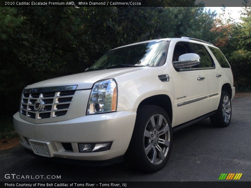 White Diamond / Cashmere/Cocoa 2010 Cadillac Escalade Premium AWD