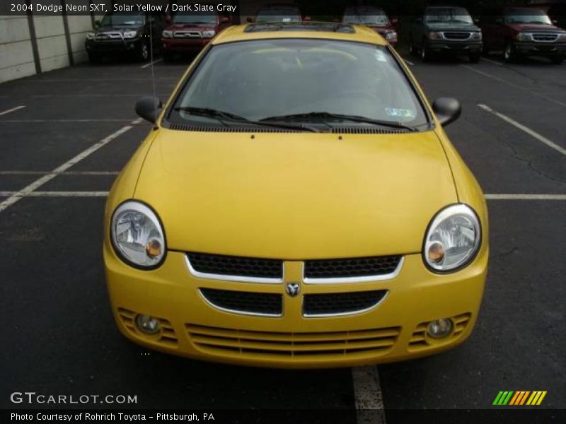 Solar Yellow / Dark Slate Gray 2004 Dodge Neon SXT