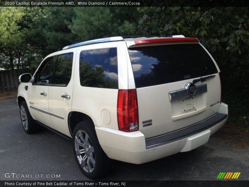 White Diamond / Cashmere/Cocoa 2010 Cadillac Escalade Premium AWD