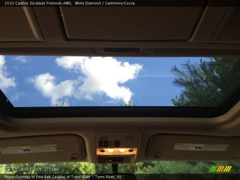 White Diamond / Cashmere/Cocoa 2010 Cadillac Escalade Premium AWD