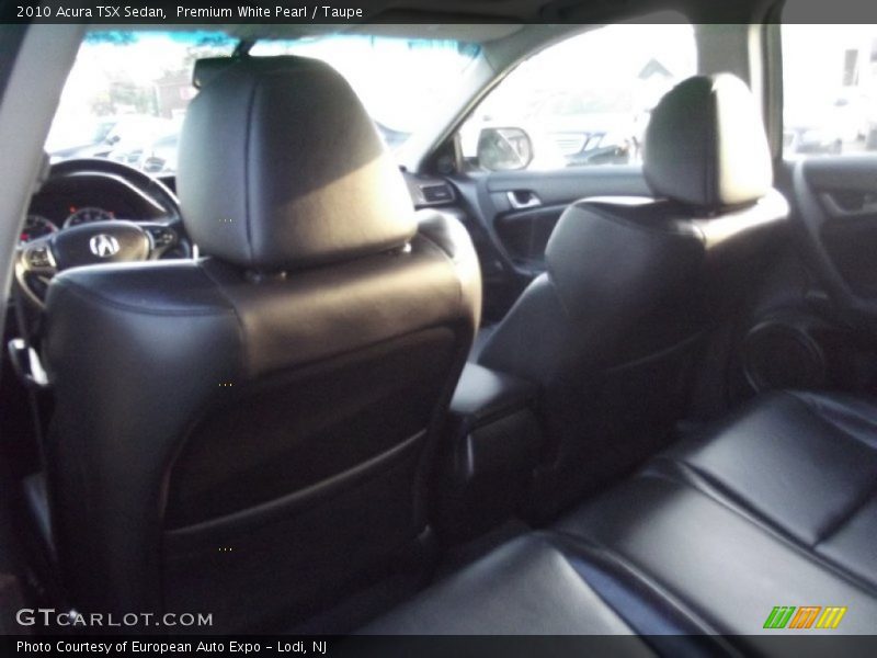 Premium White Pearl / Taupe 2010 Acura TSX Sedan