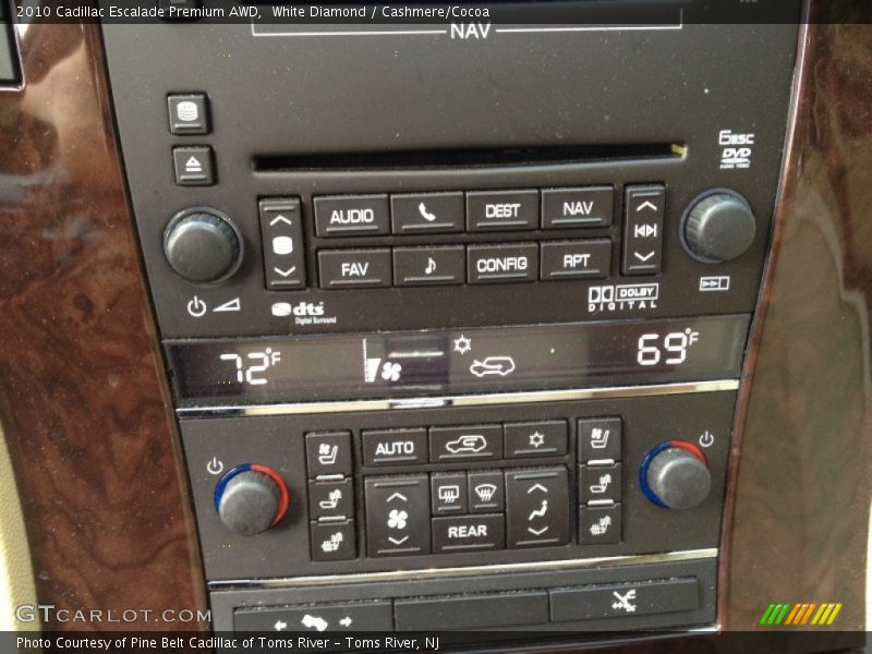 White Diamond / Cashmere/Cocoa 2010 Cadillac Escalade Premium AWD