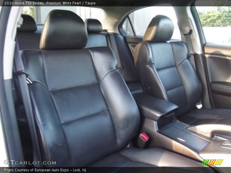 Premium White Pearl / Taupe 2010 Acura TSX Sedan