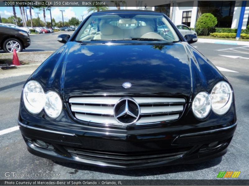 Black / Stone 2008 Mercedes-Benz CLK 350 Cabriolet