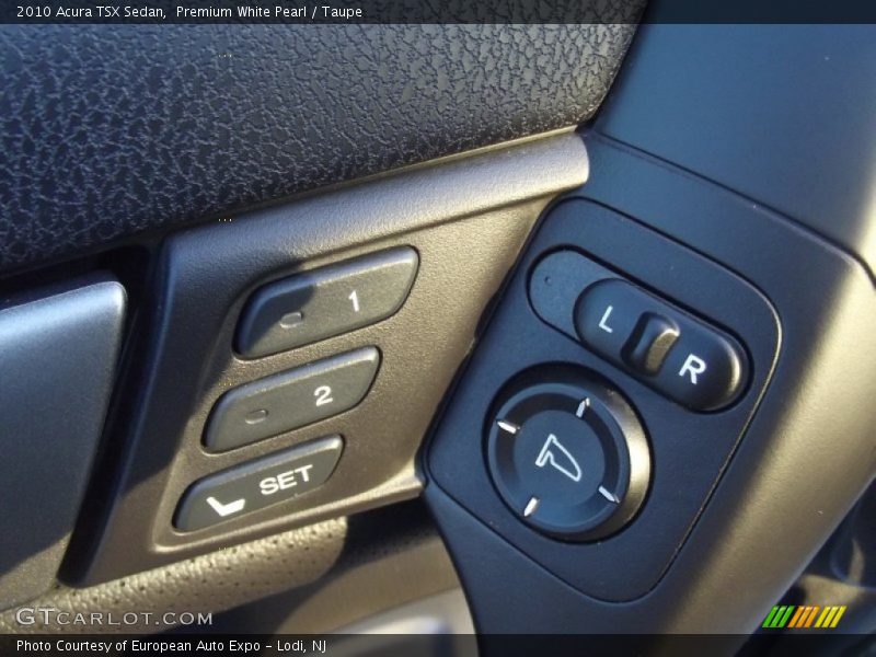 Premium White Pearl / Taupe 2010 Acura TSX Sedan