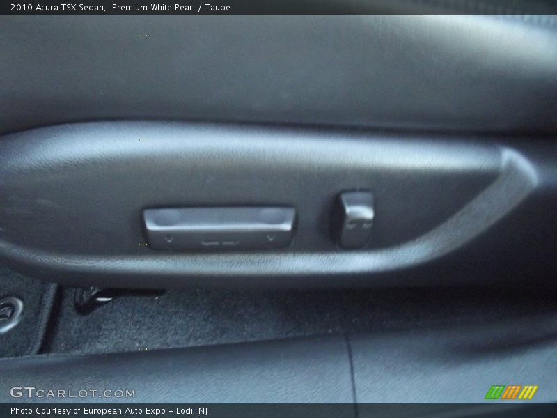 Premium White Pearl / Taupe 2010 Acura TSX Sedan