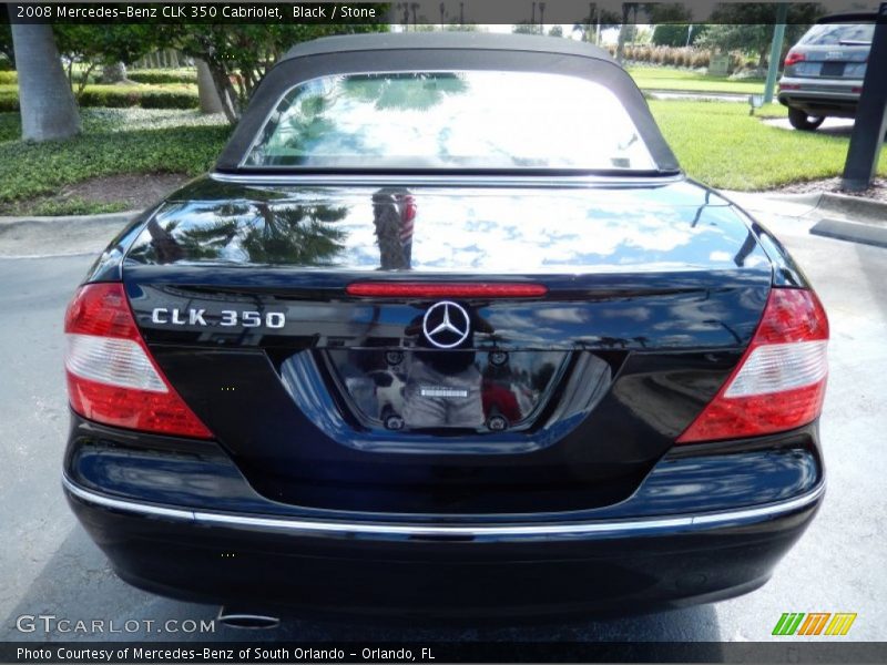 Black / Stone 2008 Mercedes-Benz CLK 350 Cabriolet