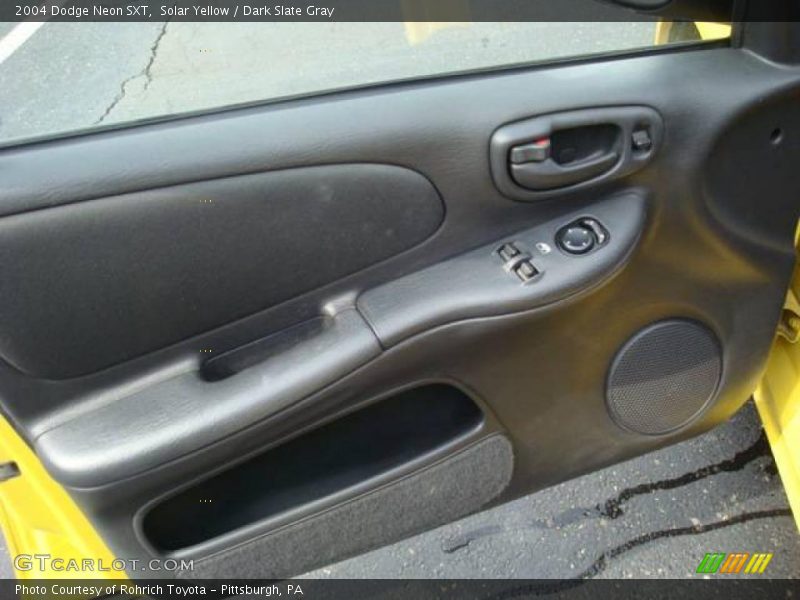 Solar Yellow / Dark Slate Gray 2004 Dodge Neon SXT