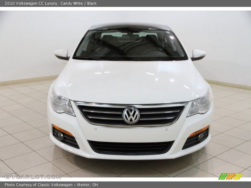 Candy White / Black 2010 Volkswagen CC Luxury