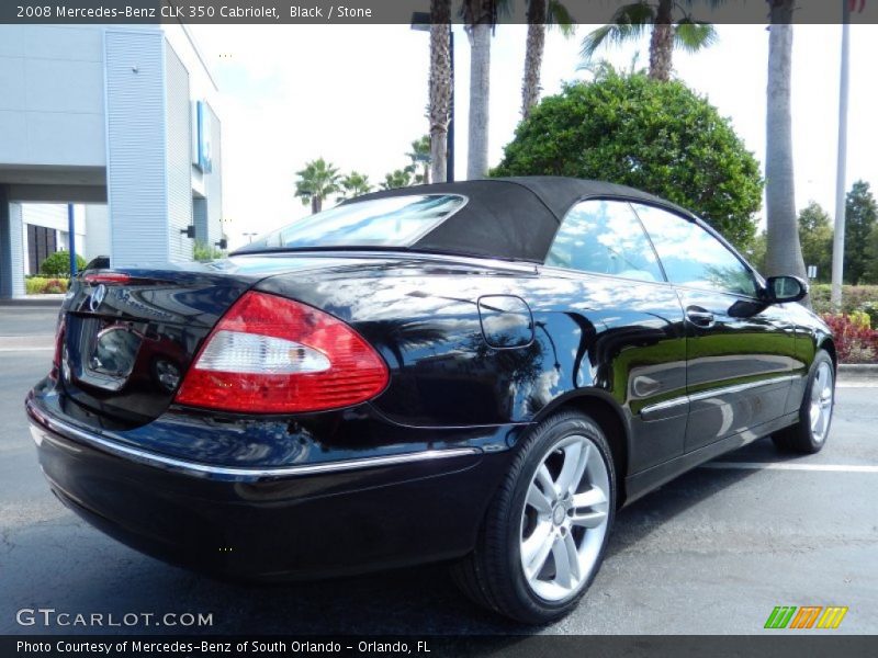 Black / Stone 2008 Mercedes-Benz CLK 350 Cabriolet