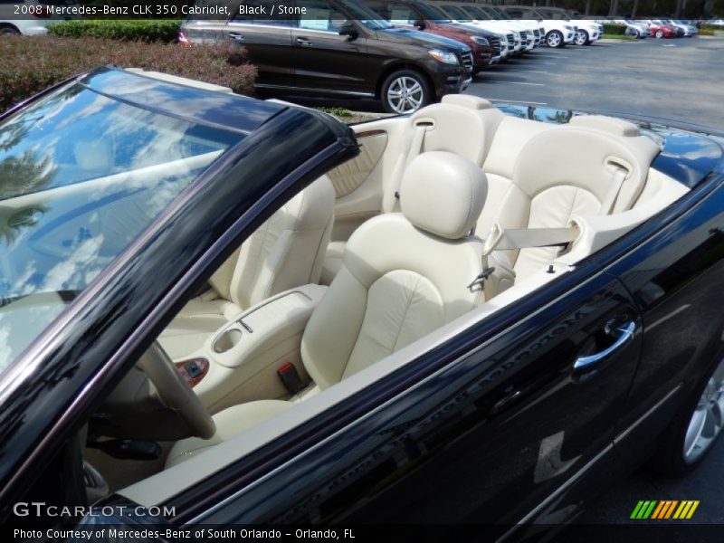 Black / Stone 2008 Mercedes-Benz CLK 350 Cabriolet