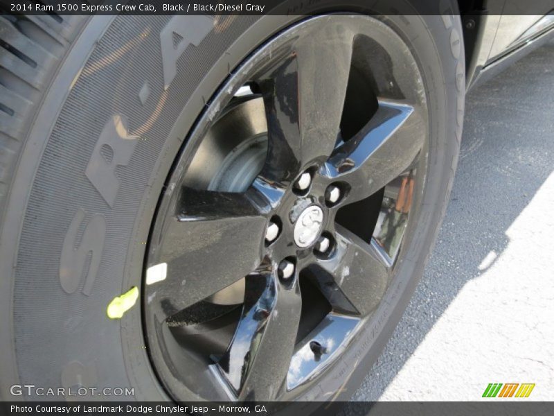 Black / Black/Diesel Gray 2014 Ram 1500 Express Crew Cab
