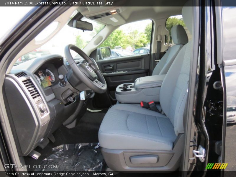 Black / Black/Diesel Gray 2014 Ram 1500 Express Crew Cab