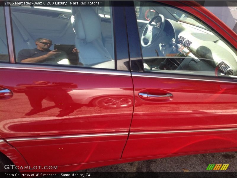 Mars Red / Stone 2006 Mercedes-Benz C 280 Luxury