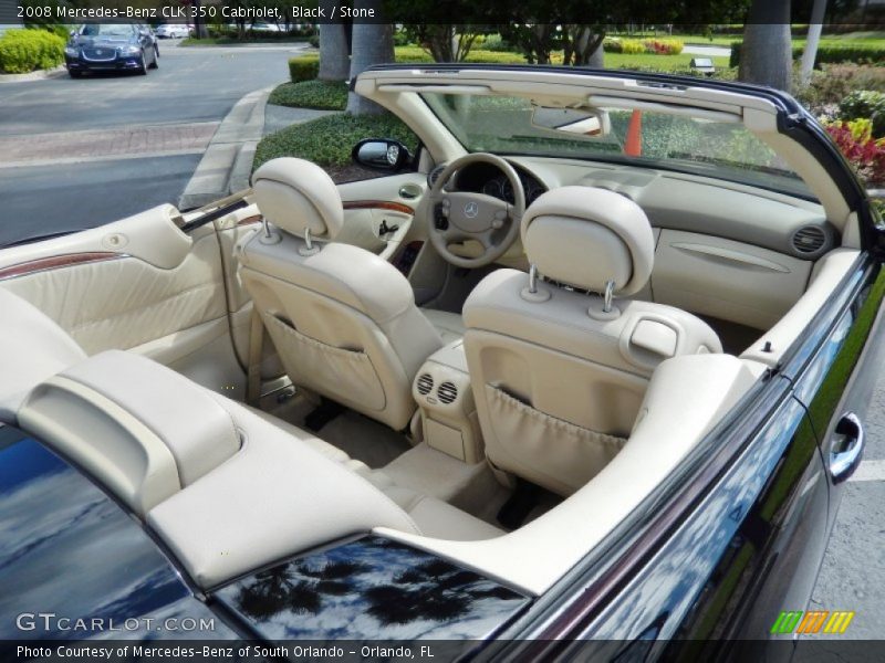Black / Stone 2008 Mercedes-Benz CLK 350 Cabriolet