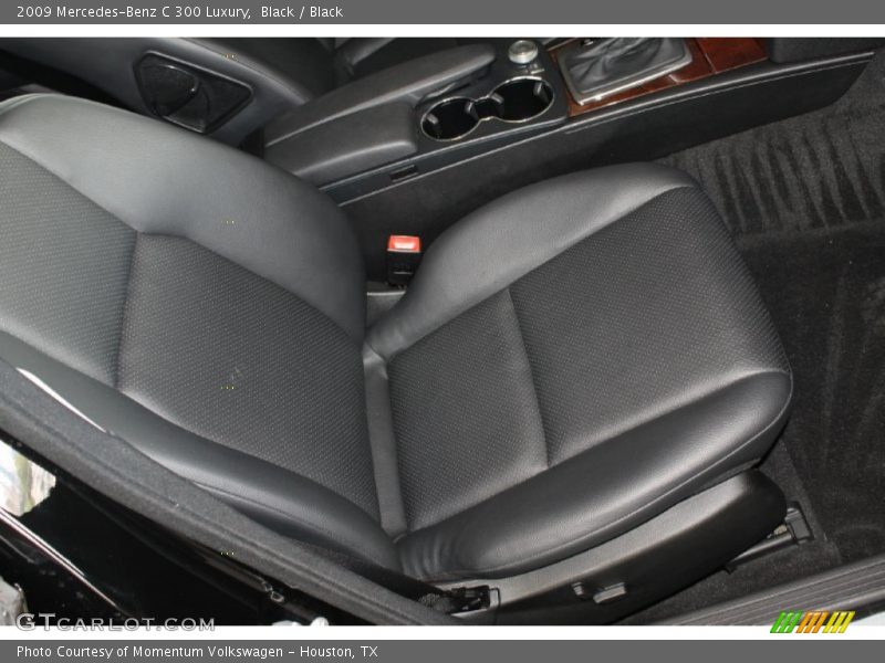 Black / Black 2009 Mercedes-Benz C 300 Luxury