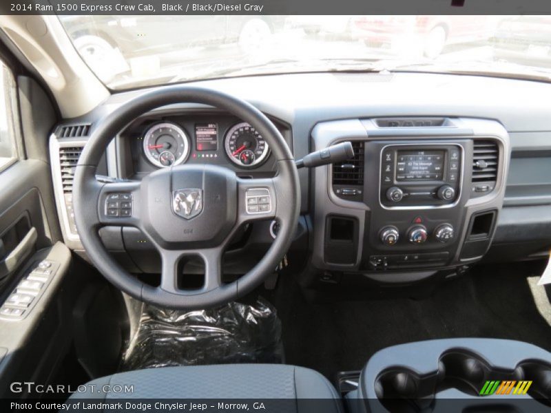Black / Black/Diesel Gray 2014 Ram 1500 Express Crew Cab