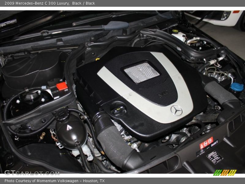 Black / Black 2009 Mercedes-Benz C 300 Luxury