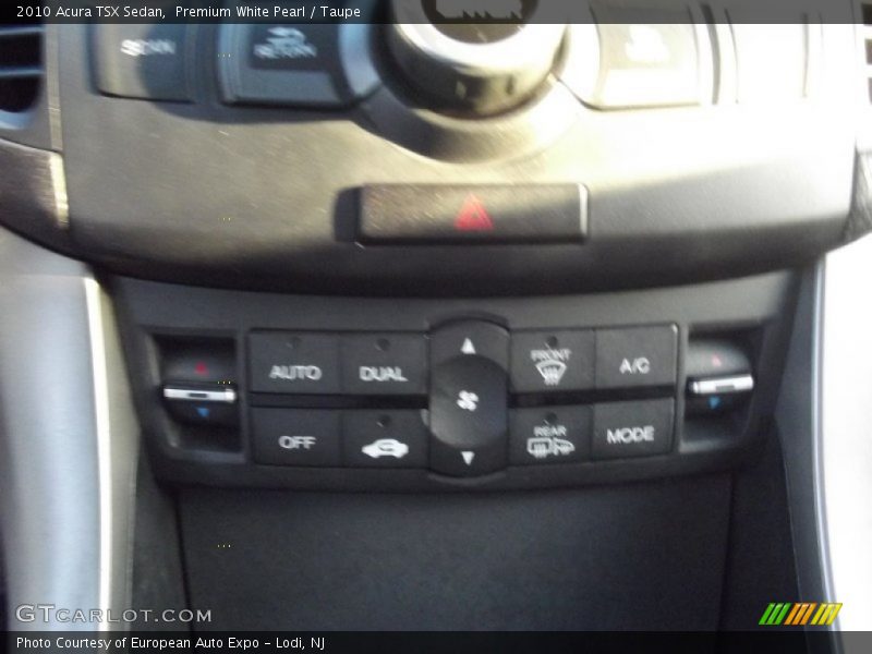 Premium White Pearl / Taupe 2010 Acura TSX Sedan