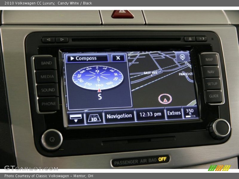 Navigation of 2010 CC Luxury