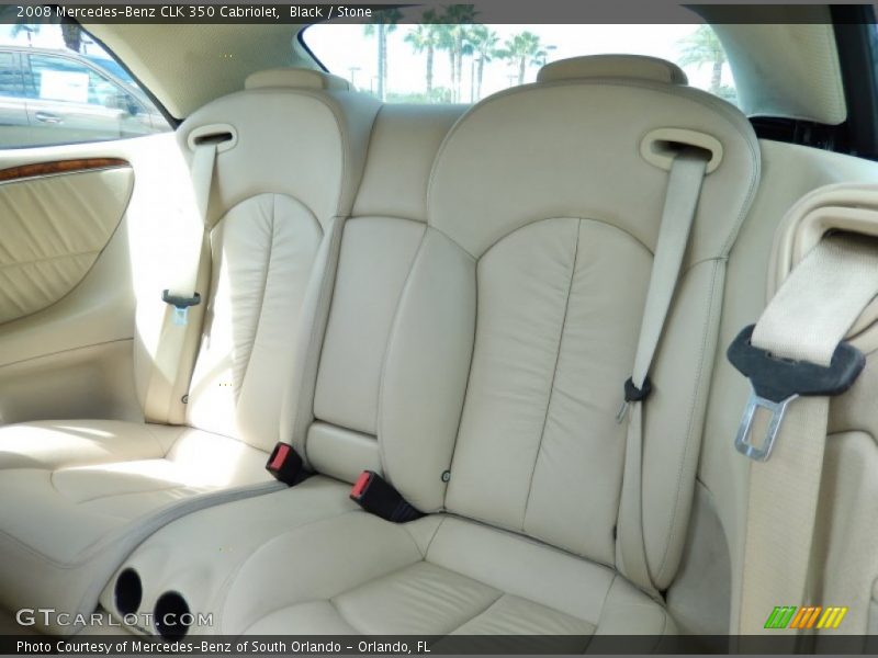 Black / Stone 2008 Mercedes-Benz CLK 350 Cabriolet