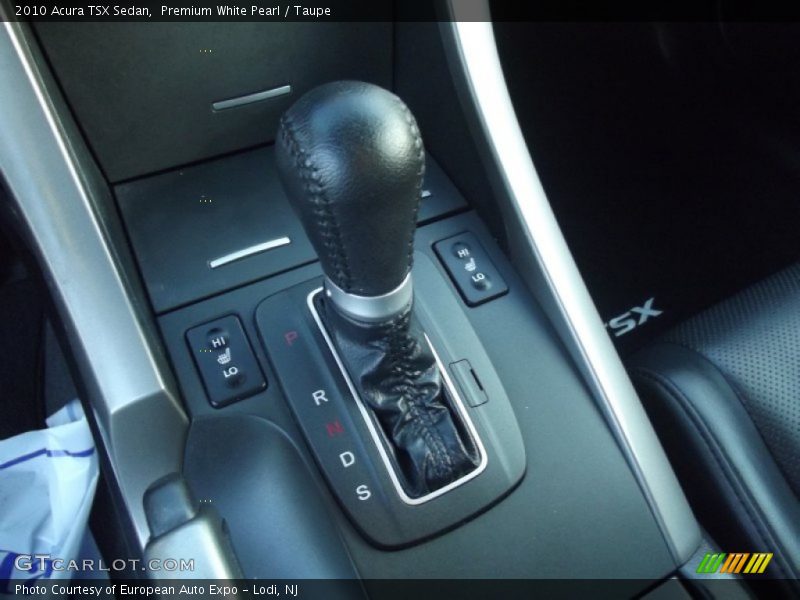 Premium White Pearl / Taupe 2010 Acura TSX Sedan