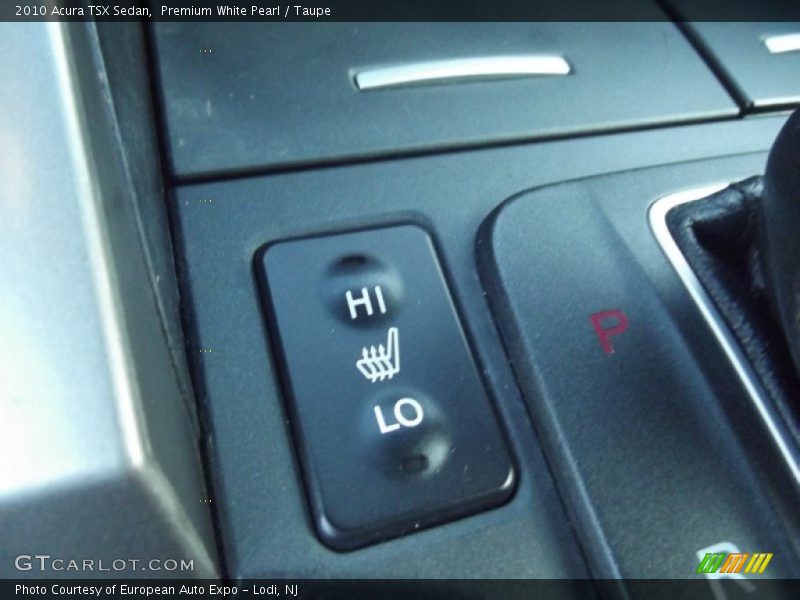 Premium White Pearl / Taupe 2010 Acura TSX Sedan
