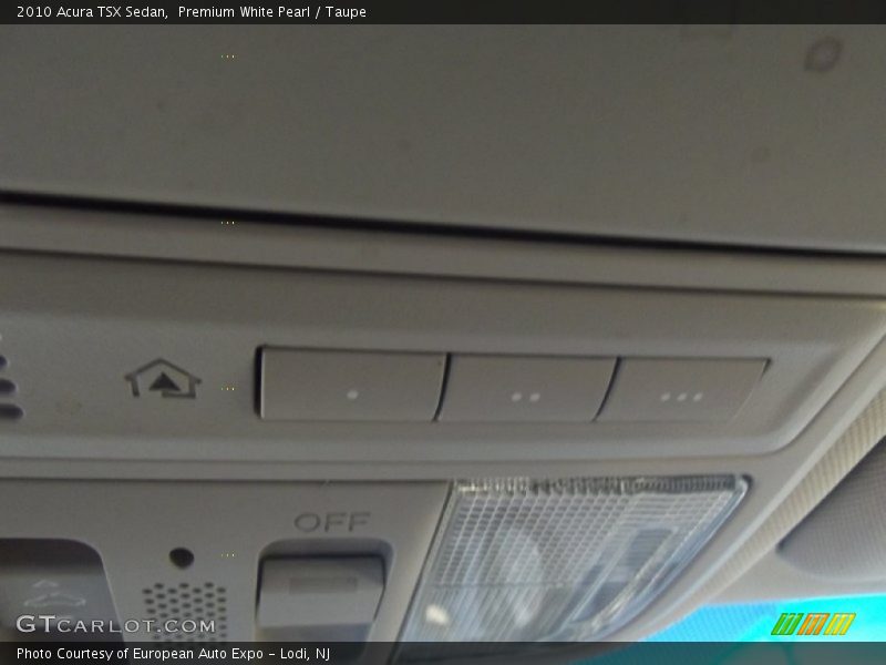 Premium White Pearl / Taupe 2010 Acura TSX Sedan