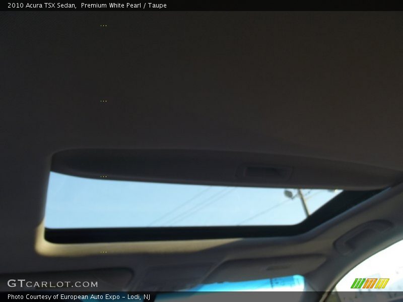 Premium White Pearl / Taupe 2010 Acura TSX Sedan