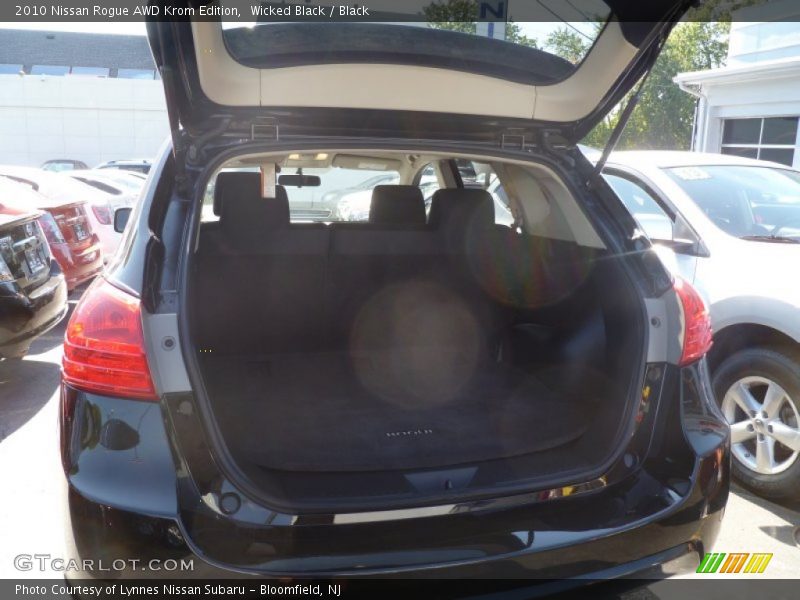 Wicked Black / Black 2010 Nissan Rogue AWD Krom Edition
