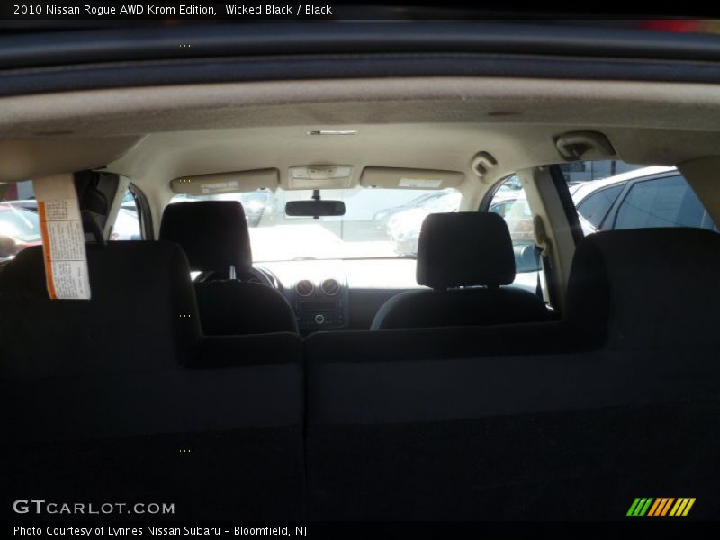 Wicked Black / Black 2010 Nissan Rogue AWD Krom Edition