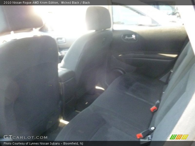 Wicked Black / Black 2010 Nissan Rogue AWD Krom Edition