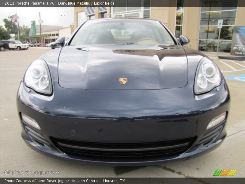 Dark Blue Metallic / Luxor Beige 2011 Porsche Panamera V6