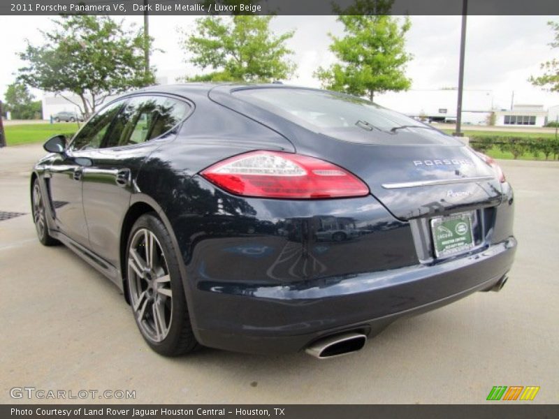 Dark Blue Metallic / Luxor Beige 2011 Porsche Panamera V6