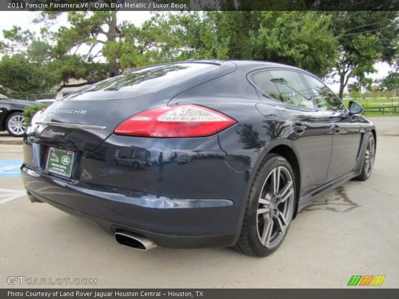 Dark Blue Metallic / Luxor Beige 2011 Porsche Panamera V6