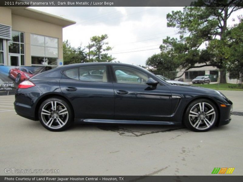 Dark Blue Metallic / Luxor Beige 2011 Porsche Panamera V6