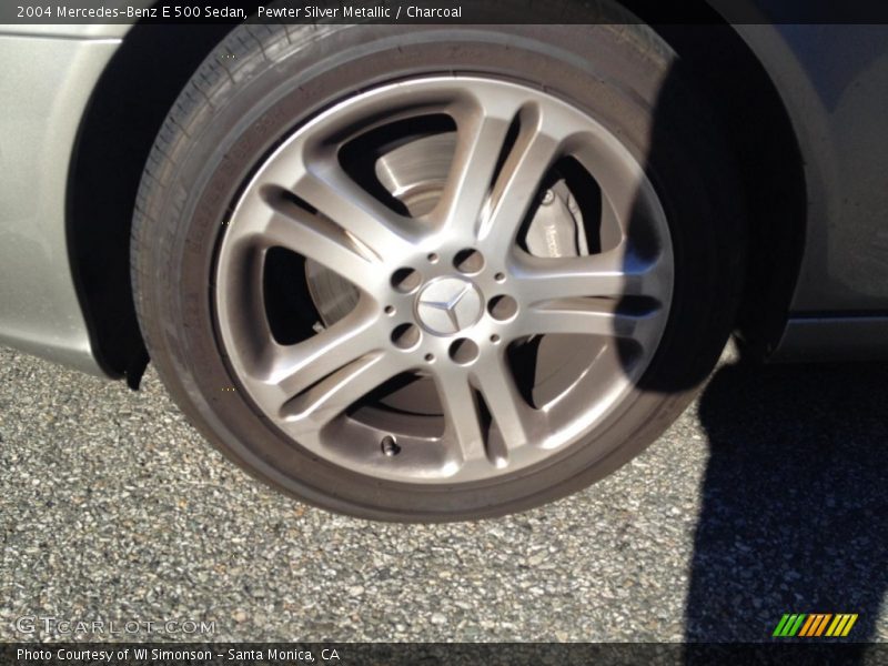 Pewter Silver Metallic / Charcoal 2004 Mercedes-Benz E 500 Sedan