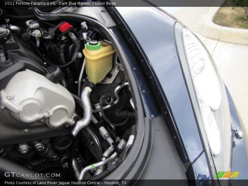 Dark Blue Metallic / Luxor Beige 2011 Porsche Panamera V6