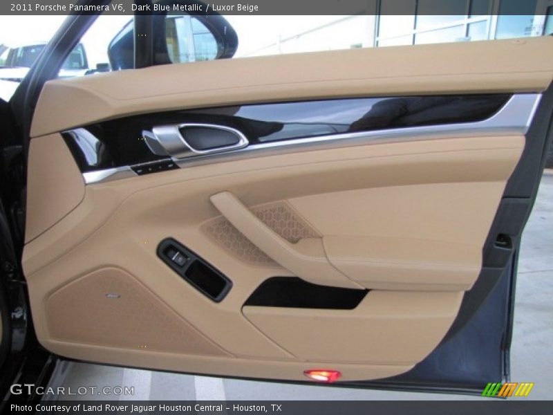 Dark Blue Metallic / Luxor Beige 2011 Porsche Panamera V6