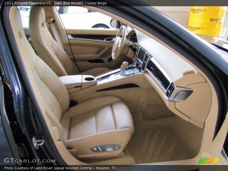 Dark Blue Metallic / Luxor Beige 2011 Porsche Panamera V6
