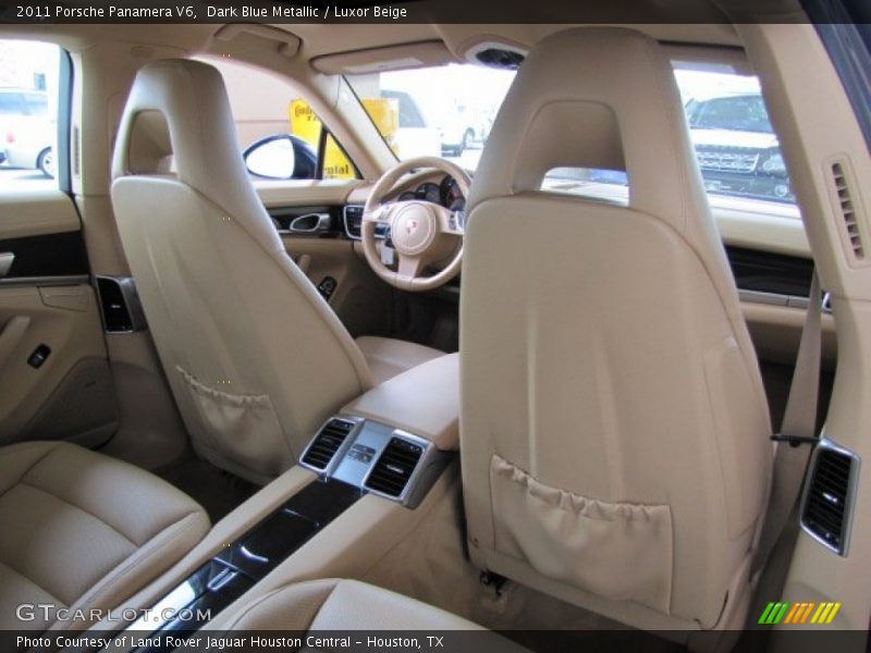 Dark Blue Metallic / Luxor Beige 2011 Porsche Panamera V6
