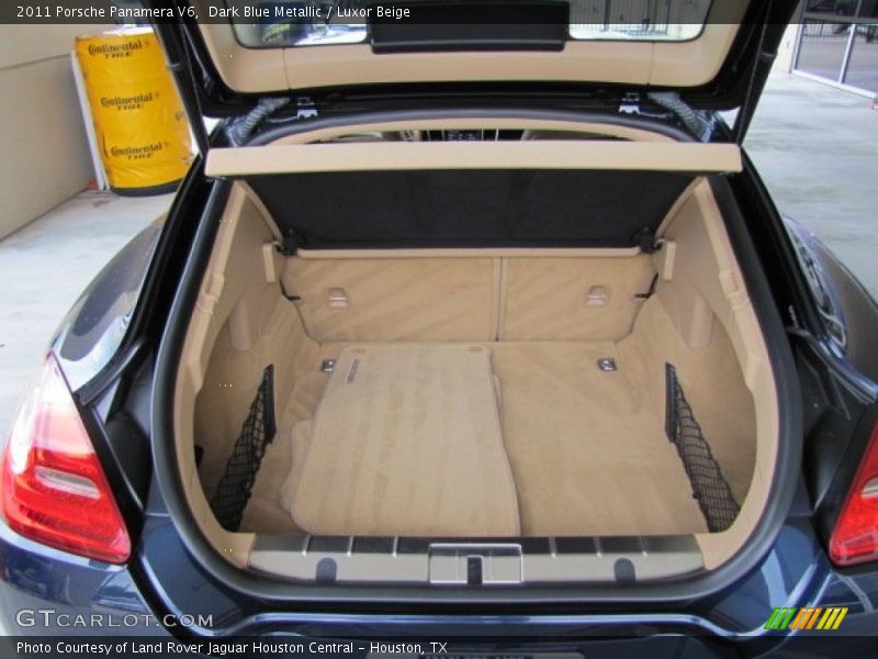 Dark Blue Metallic / Luxor Beige 2011 Porsche Panamera V6