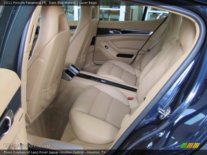 Dark Blue Metallic / Luxor Beige 2011 Porsche Panamera V6